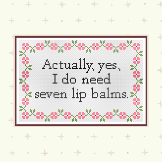 Seven Lip Balms