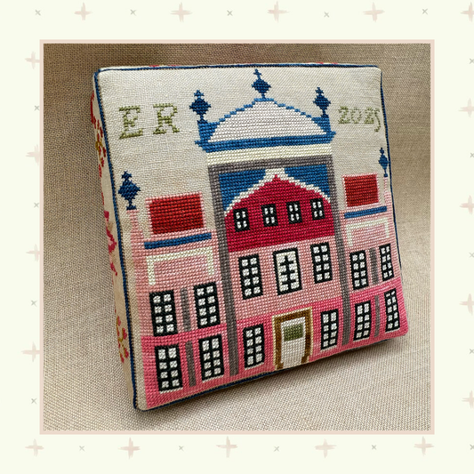 Jane Wood 1853 Pincushion: An Adaptation of an Antique Sampler