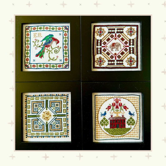 Four Fancy Tiles